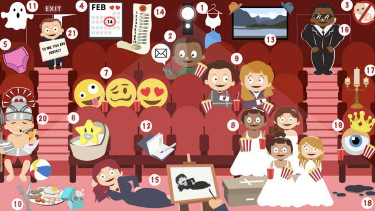 Obrazek skrywa aż 21 tytułów komedii romantycznych. Jesteś asem i zgadniesz je wszystkie?