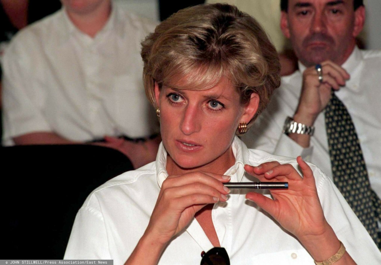księżna Diana w białej koszuli, 1997 rok