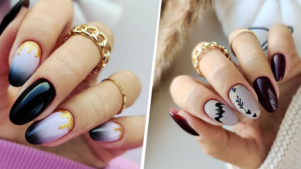 Paznokcie krótkie i okrągłe - piękne i wygodne! 15 inspiracji na listopadowy manicure!