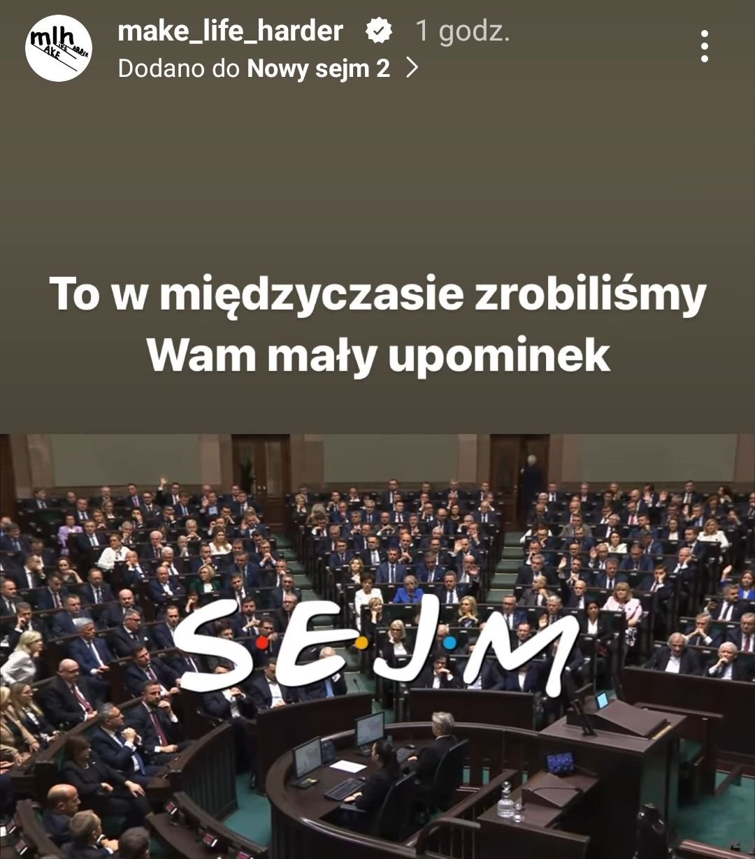 Sejm memy, przyjaciele
