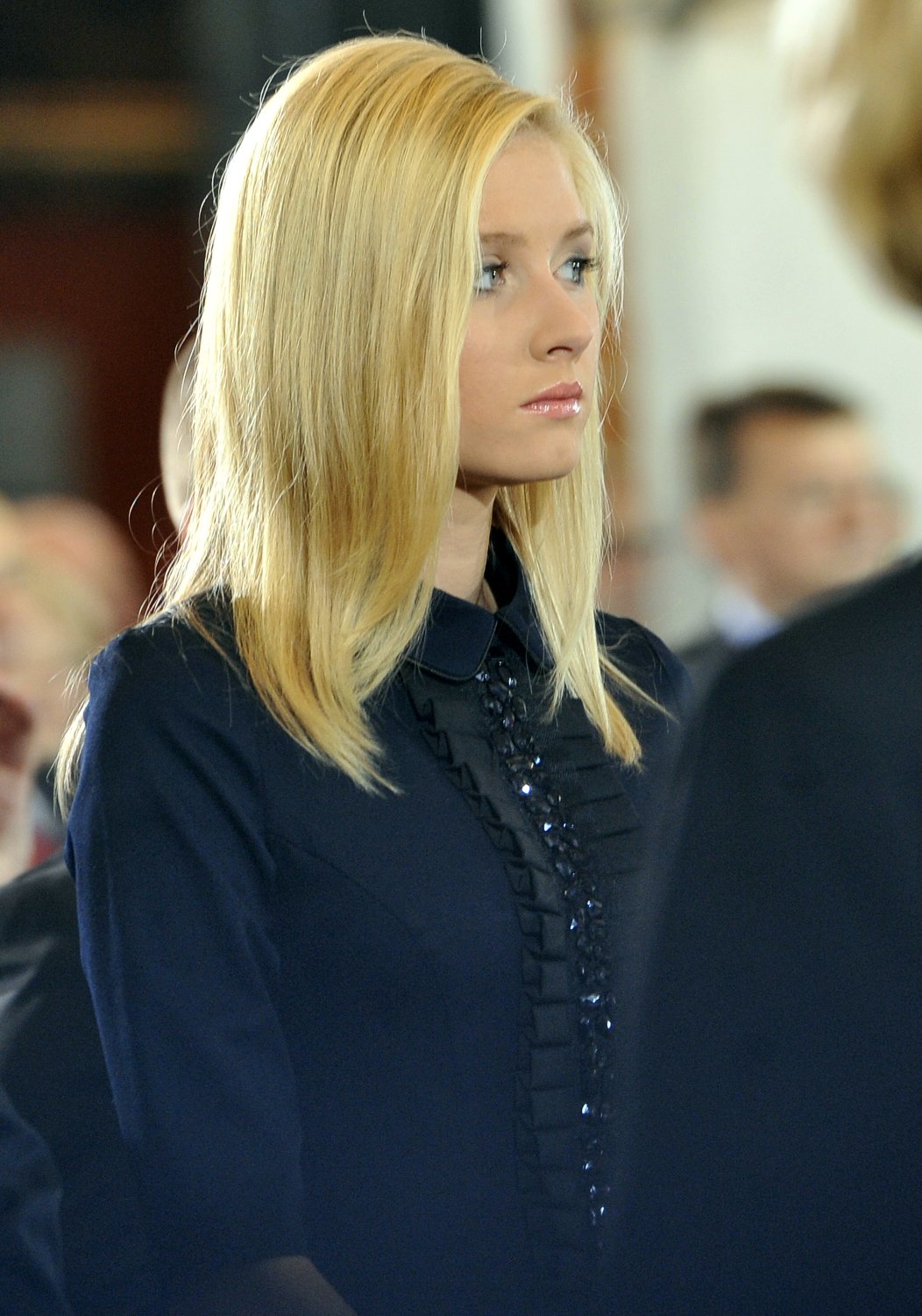 Kinga Duda ubrana na czarno