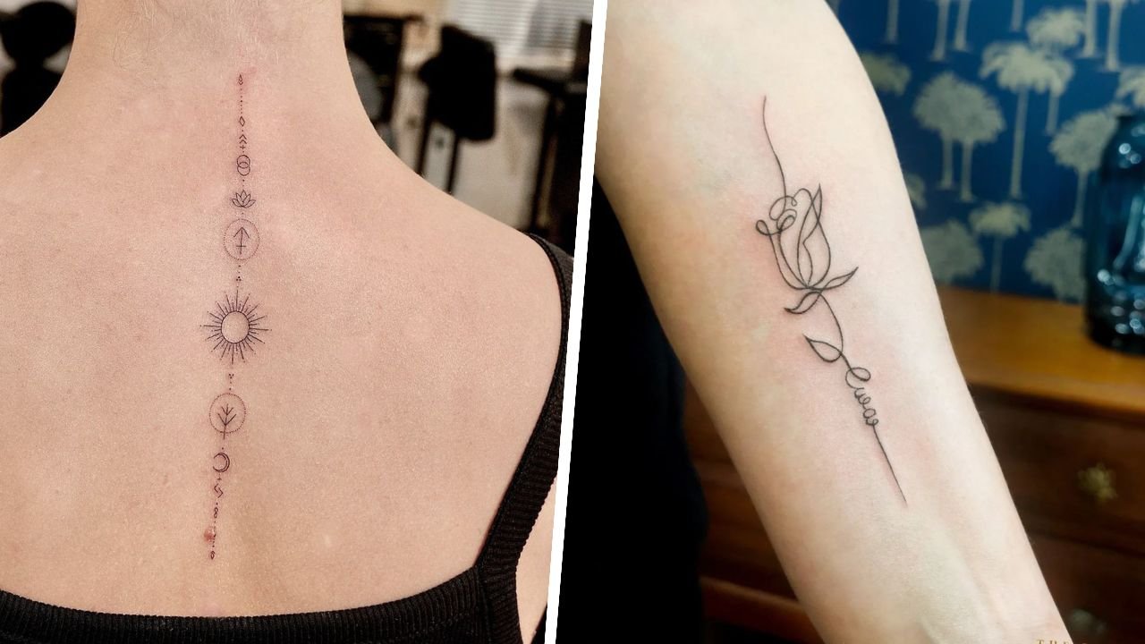 Tatuaże cienkiej linii - piękne, nienachalne i modne! Oto 15 wspaniałych inspiracji!