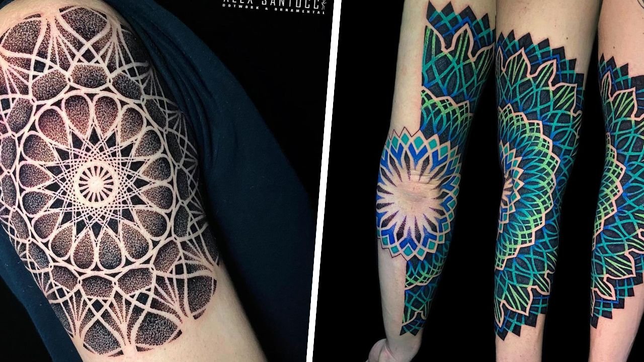 #mandalatattoo - tatuaż mandala. Oto 15 wspaniałych przykładów tatuażu!