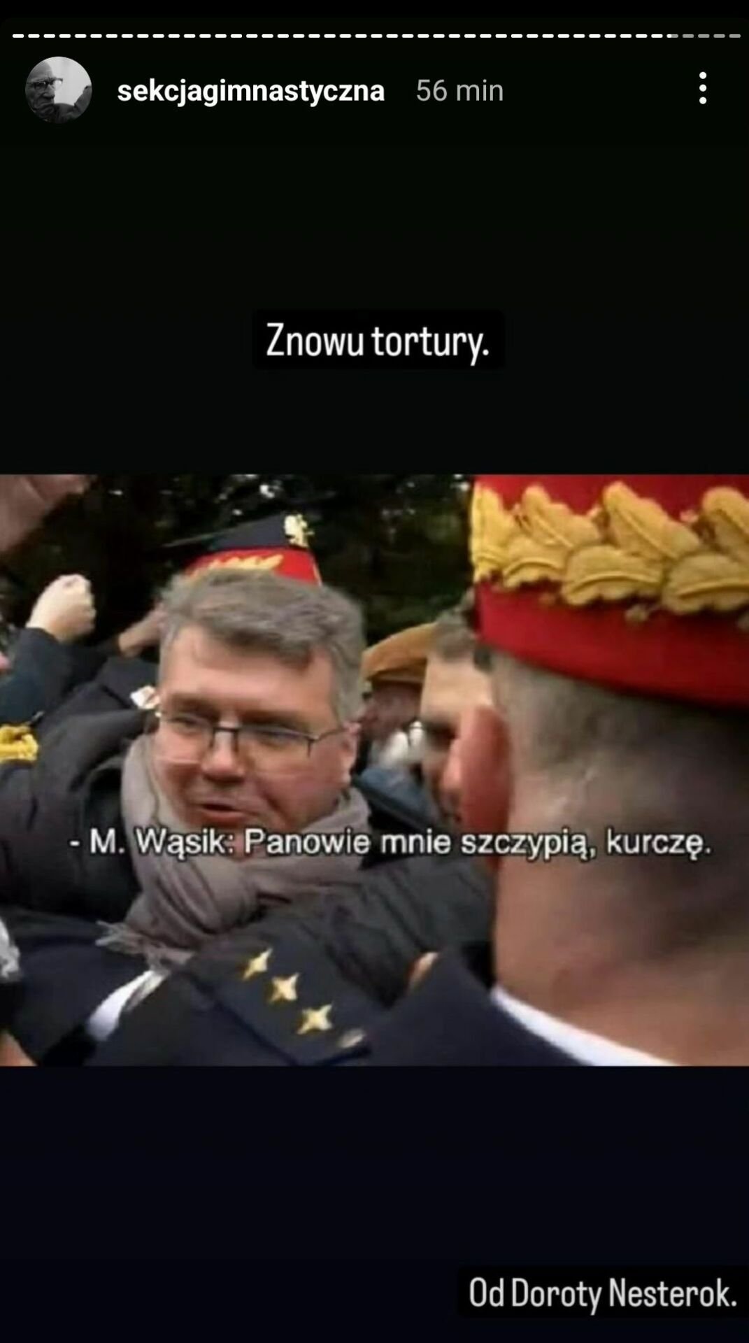 Maciej Wąsik, szczypanie