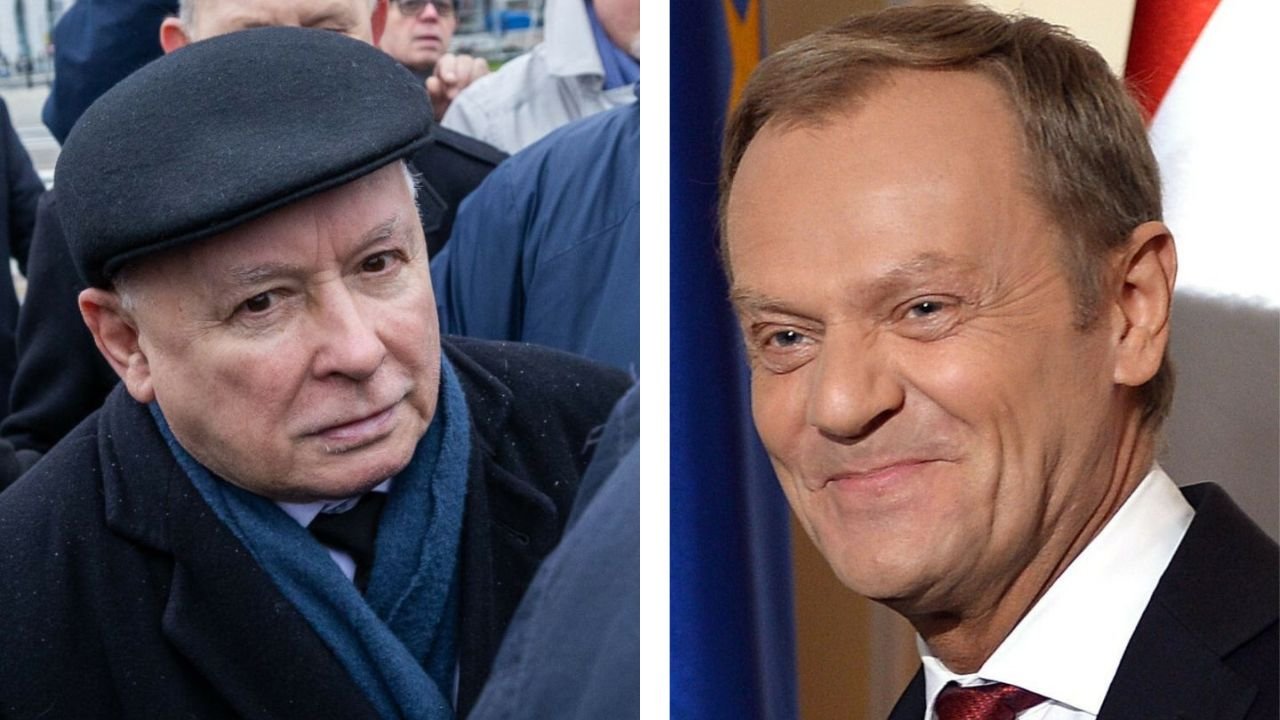 Uśmiechnięty Doneczek Tusk dosolił kociarzowi Jareczkowi Kaczyńskiemu. Ale mu w pięty poszło