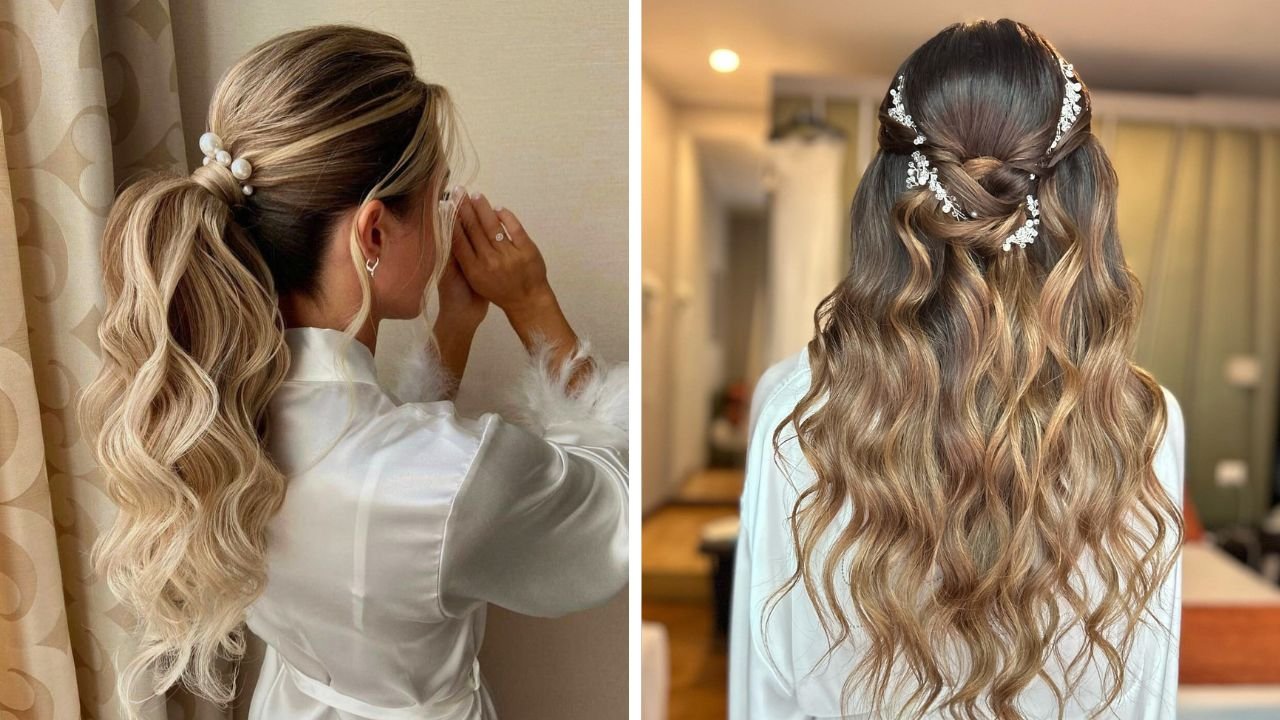 Fryzury ślubne na długich włosach. 15 propozycji pięknych i modnych pomysłów