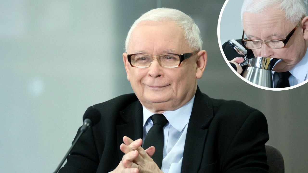 Jarosław Kaczyński zrobił coś takiego z czajnikiem. Internauci wyłapali zabawny gest. Wideo hitem!