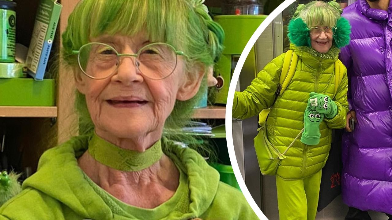 Od 24 lat ubiera się na zielono i uśmiecha do ludzi. To najbardziej niezwykła babcia na świecie