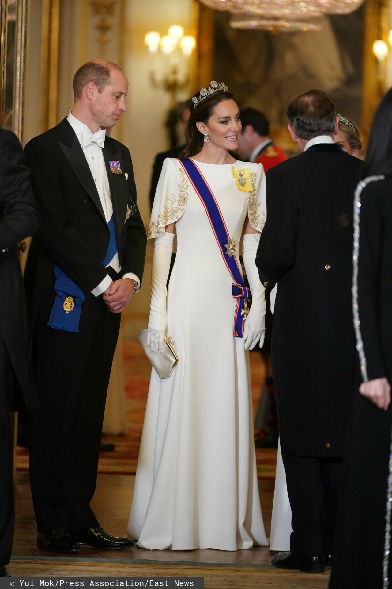 Księżna Kate z mężem
