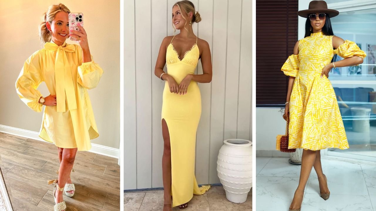 Moda na żółtą sukienkę — blask i pozytywna energia. Ciekawe przykłady na wiosnę i lato 2024
