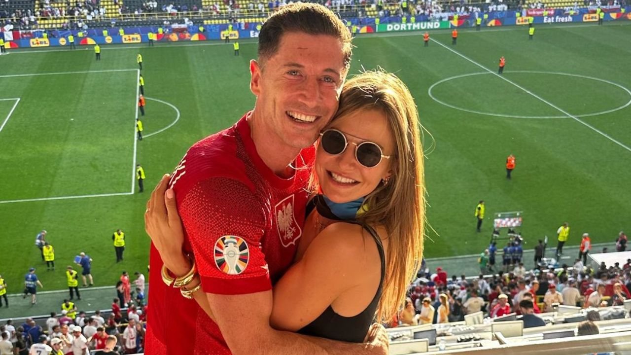 Anna Lewandowska z córkami wspierała męża podczas ostatniego meczu na Euro 2024