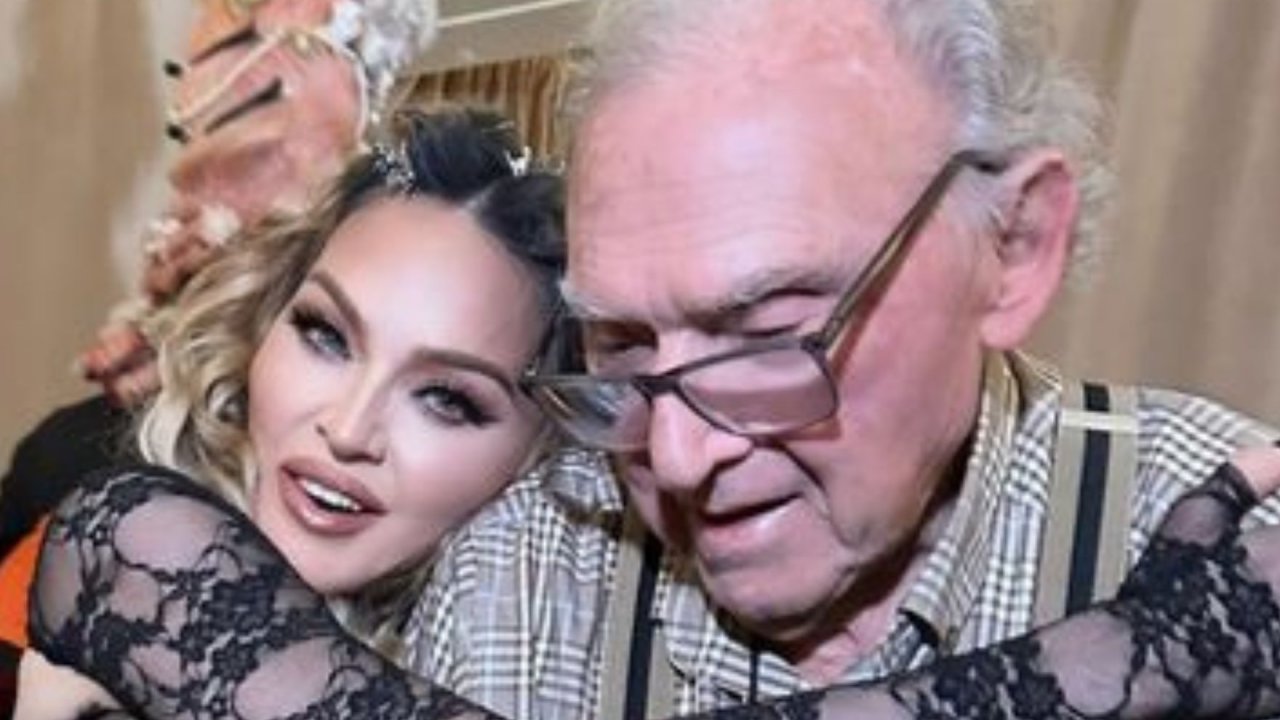 Ukochany tata Madonny skończył 93 lata. Córka pochwaliła się kadrami z jego młodości