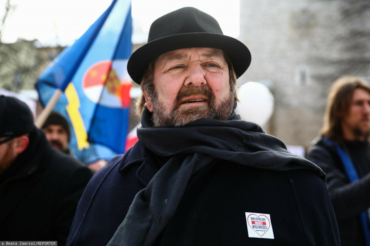 Stanisław Żółtek w czapce
