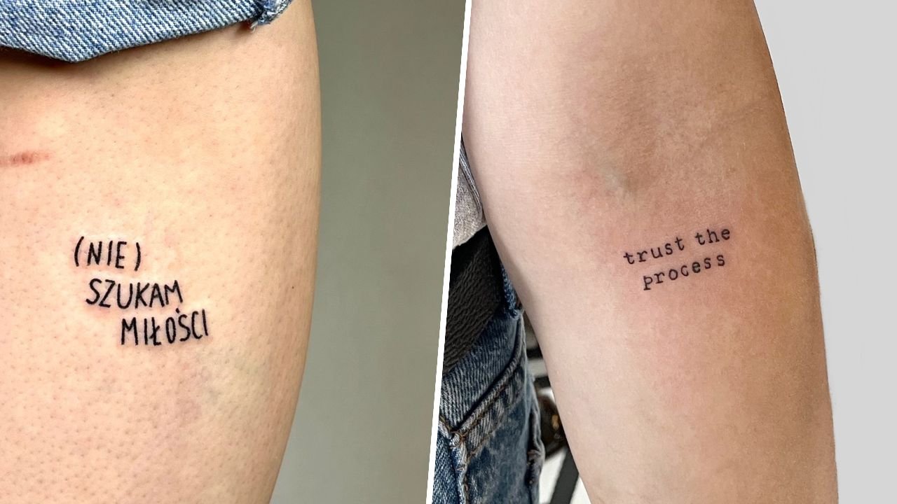 Tatuaże napisy - piękne sentencje na lepsze życie