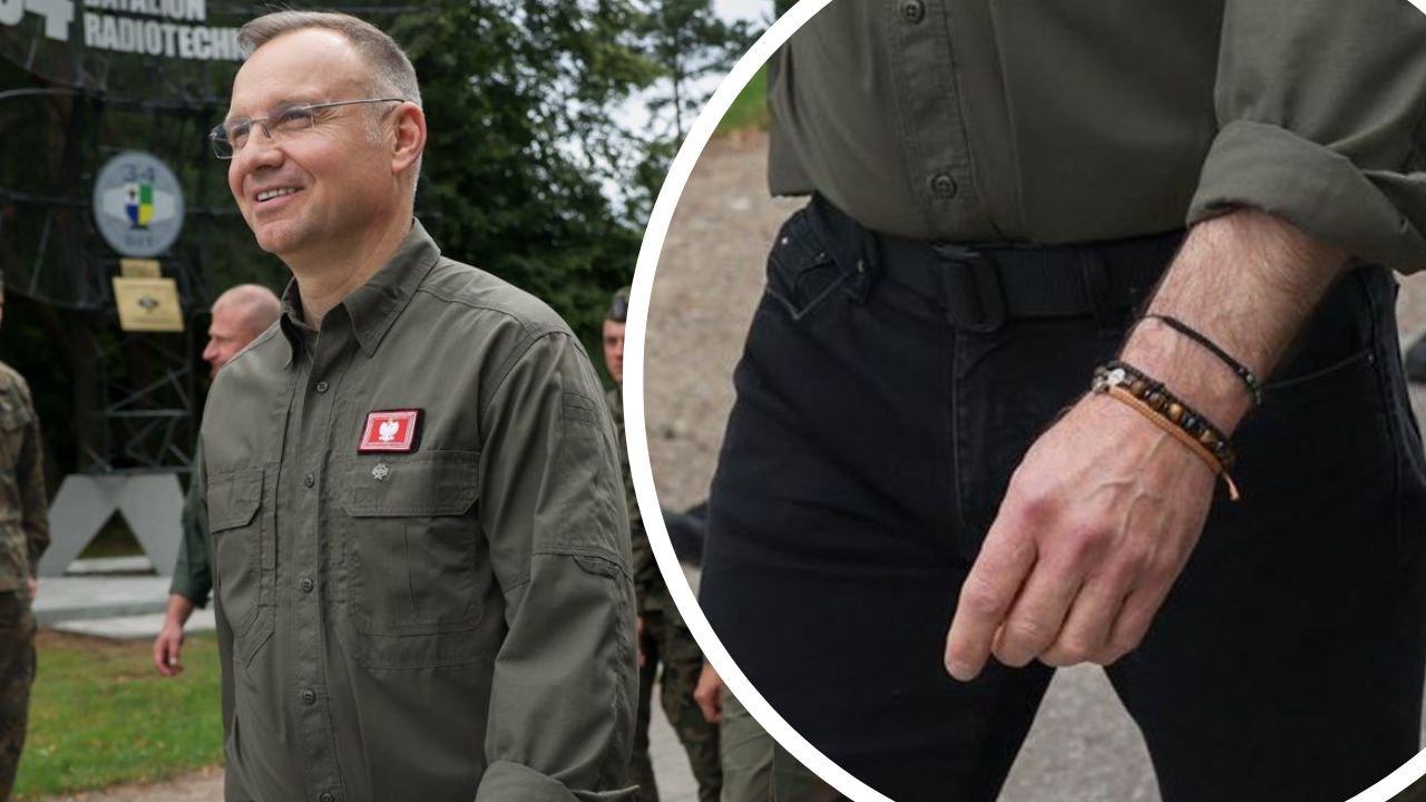 Twardy Andrzej na zielono. Nietypowe bransoletki skradły uwagę [memy]