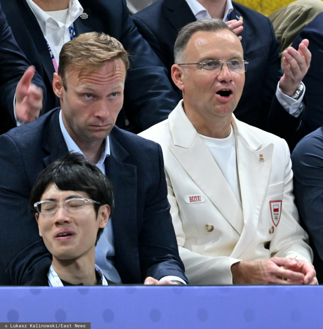 Andrzej Duda miny stroi