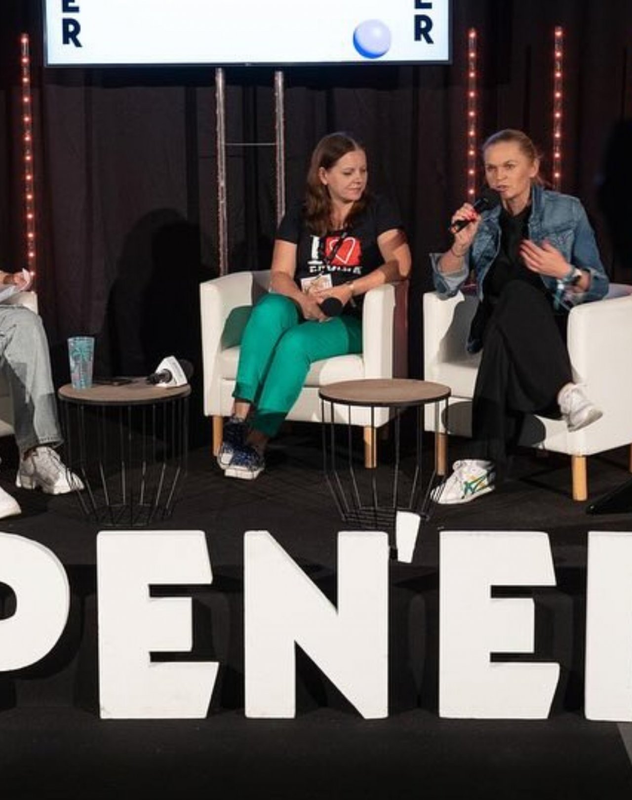 Barbara Nowacka na Openerze w katanie
