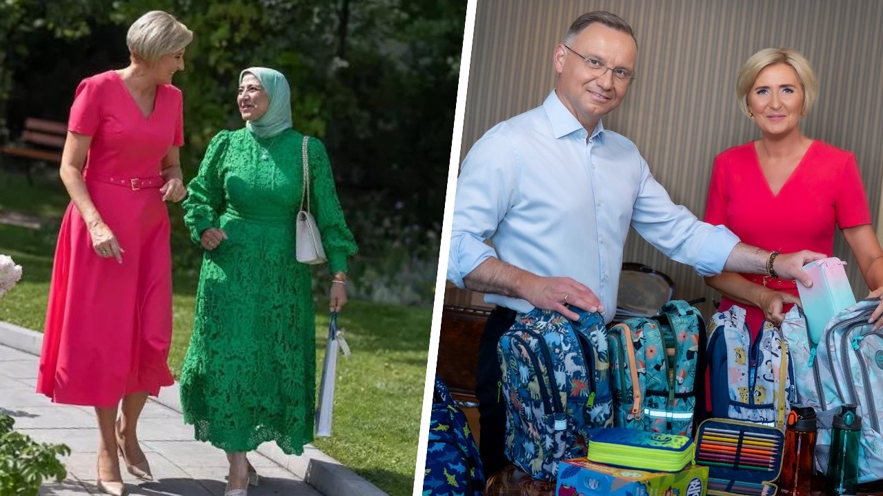 Agatka to królowa recyklingu. Pakuje z Andrzejem tornister w tej samej kiecce, w której witała egipską żonę