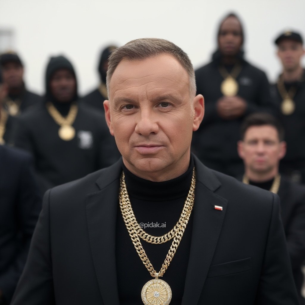 Andrzej Duda jako chłopak z Bronxu, AI