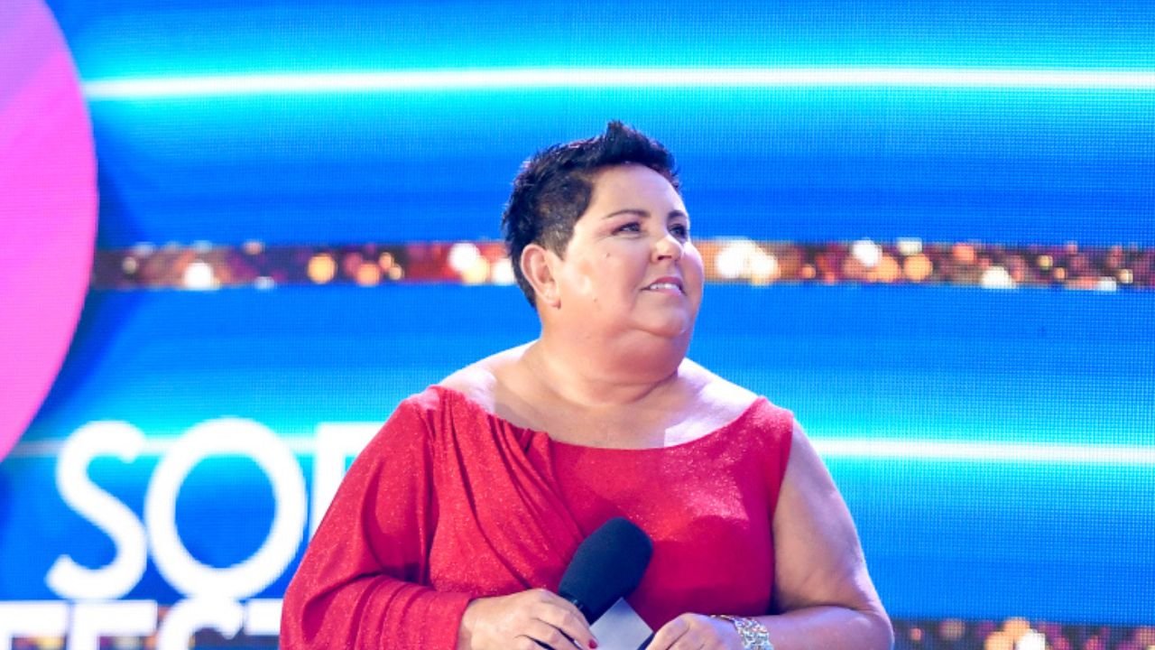 Zjawiskowa Dorota Wellman w obcisłej kiecce na Top of the Top Sopot Festivalu