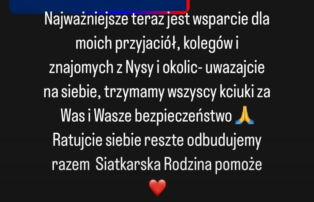 Bartosz Kurek o powodzi