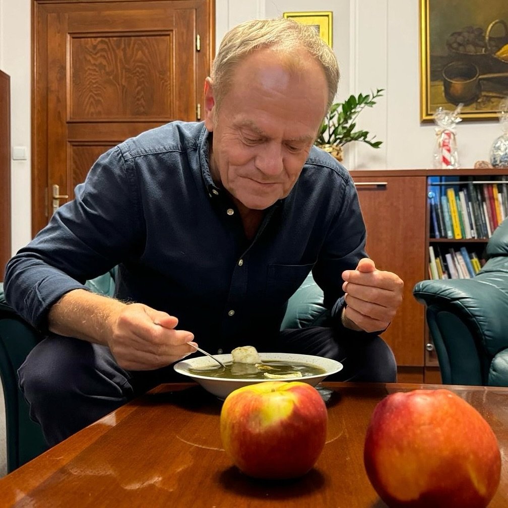 Donald Tusk je zupę