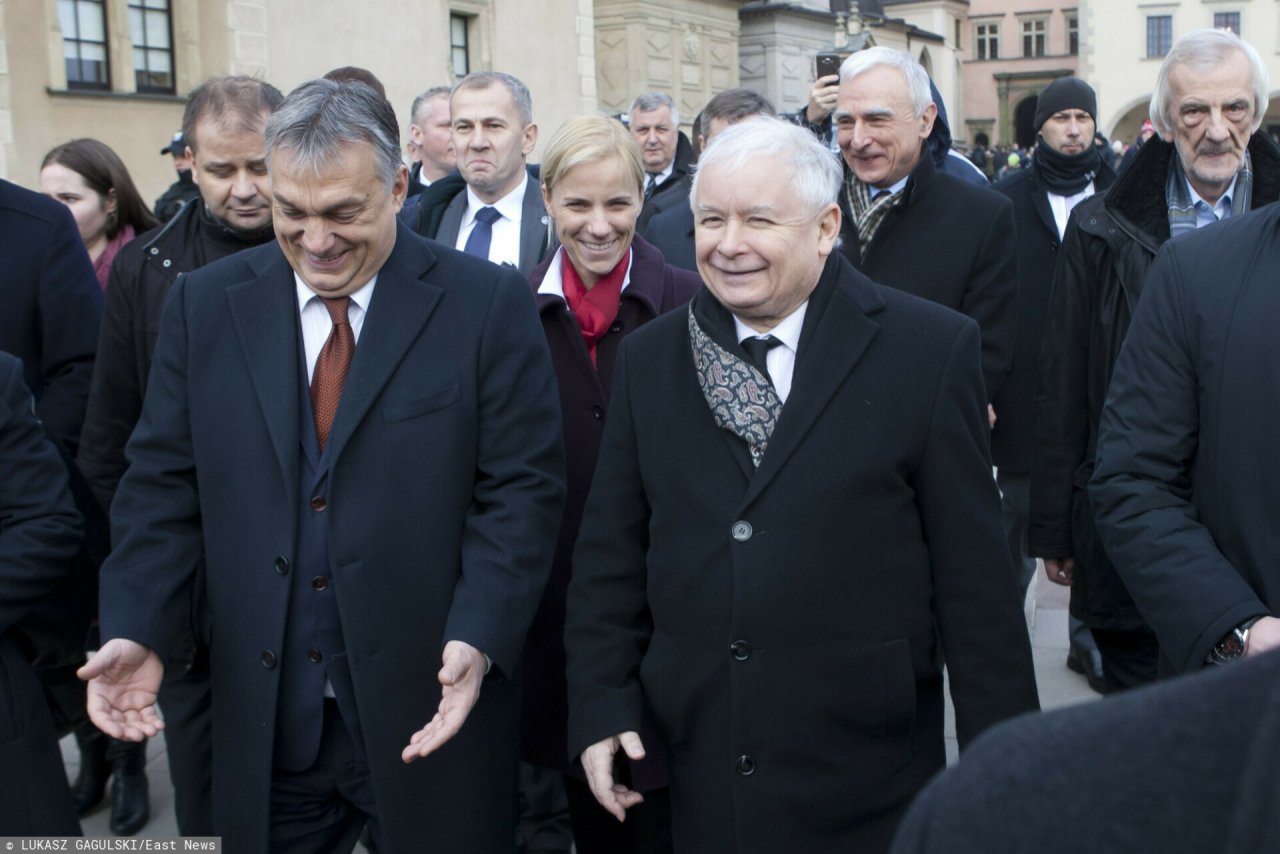 Kaczyński i Orban idą