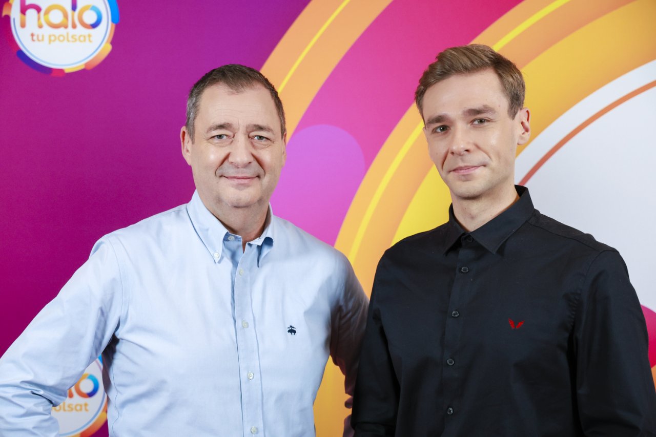 Jacek Rozenek, Adrian Rozenek stoją obok siebie