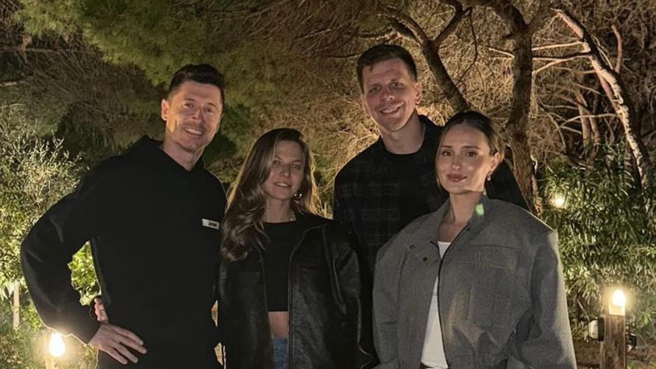 Marina i Anna Lewandowska wspierały mężów na meczu. W kusych strojach odwracały uwagę przeciwnika