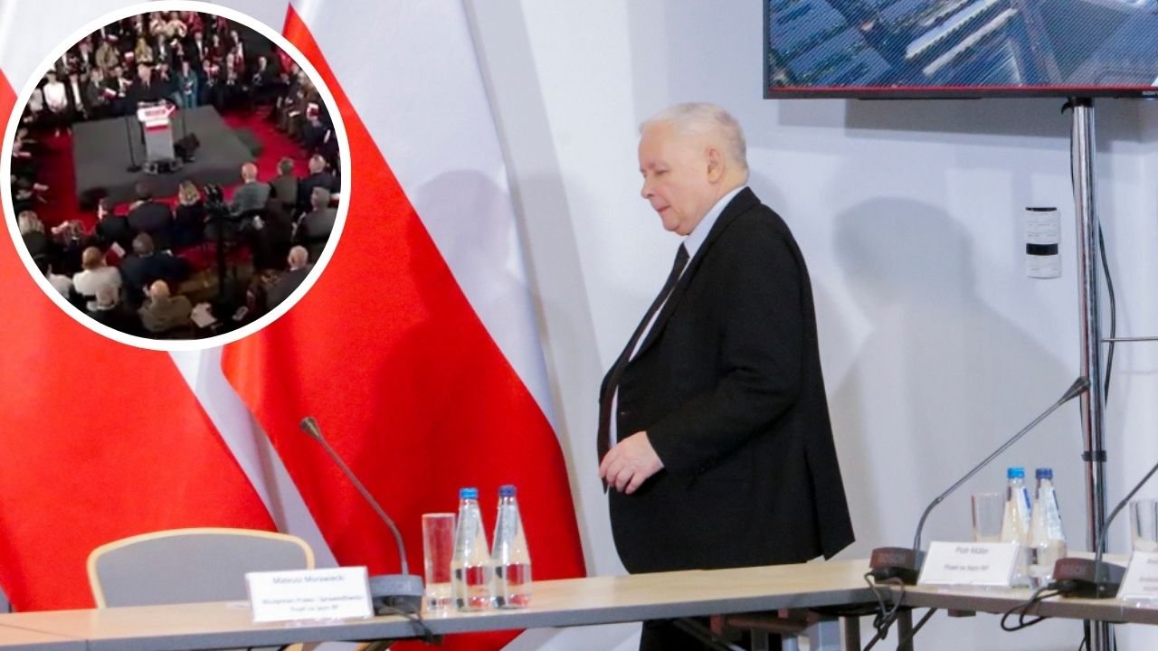 Jarek zaliczył wstydliwą wpadkę na kongresie. W krótkim czasie popełnił dwa błędy językowe [wideo]