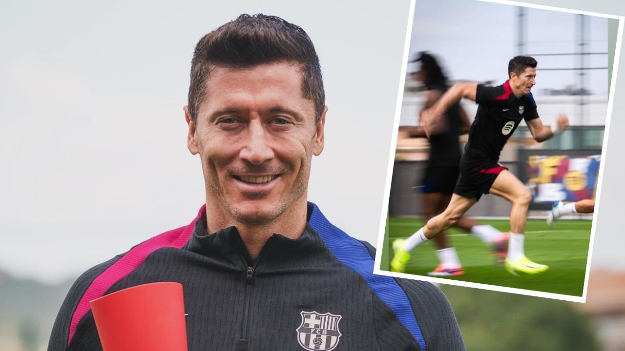 Robert Lewandowski najlepszym graczem La Ligi w październiku: siedem goli w trzech meczach i memy po zdjęciu z biegu