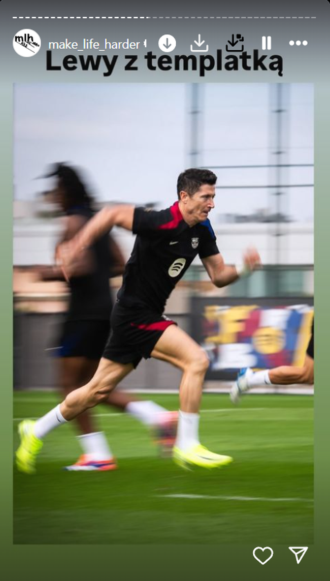 Robert Lewandowski biegnie, memy
