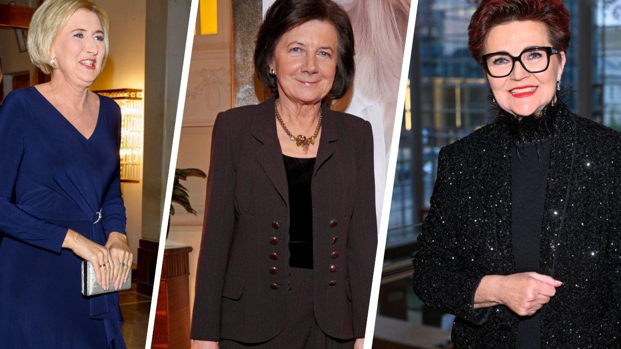 zbliżenie na twarze Marii Kaczyńskiej, Jolanty Kwaśniewskiej, Agaty Dudy