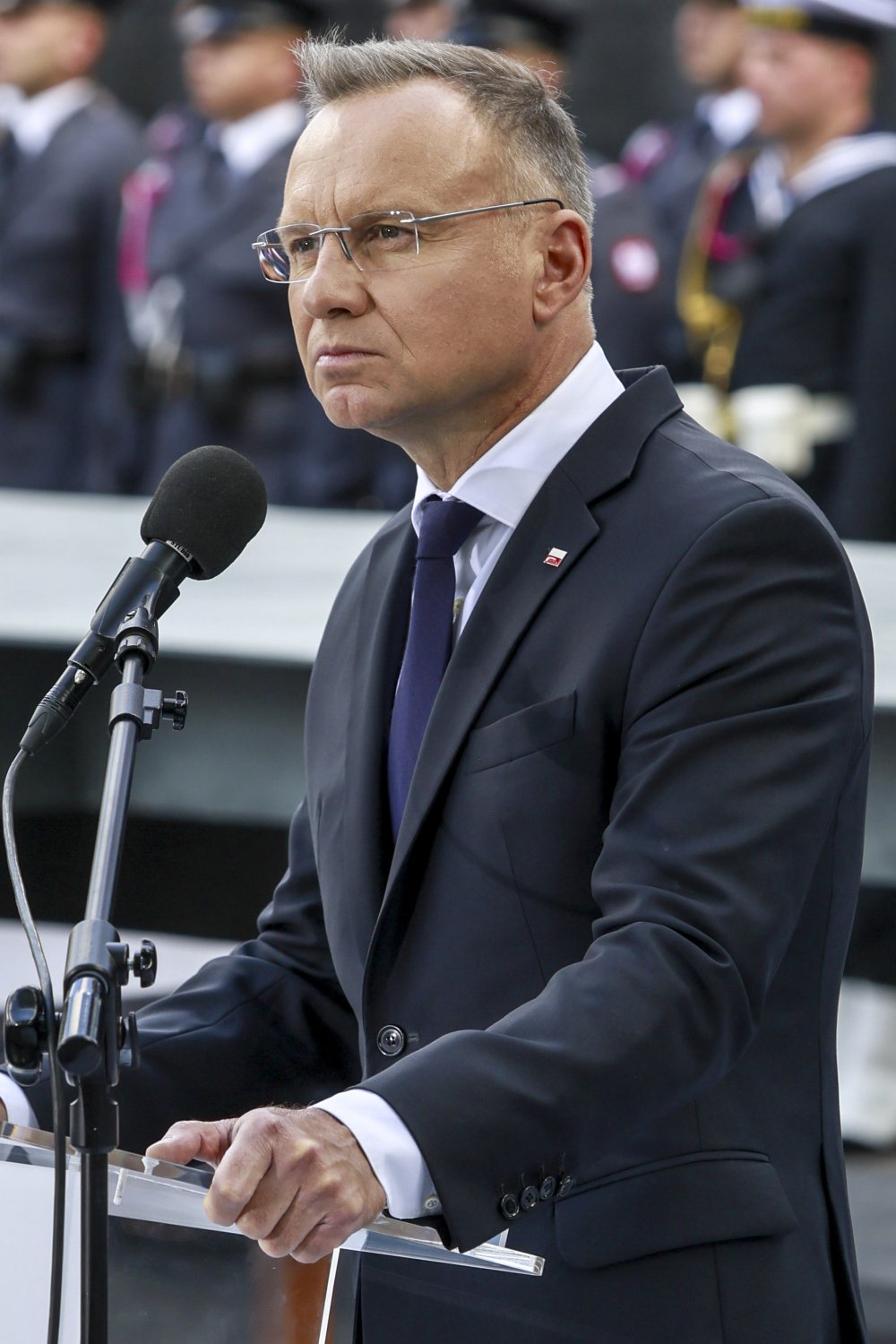 Andrzej Duda w garniturze 