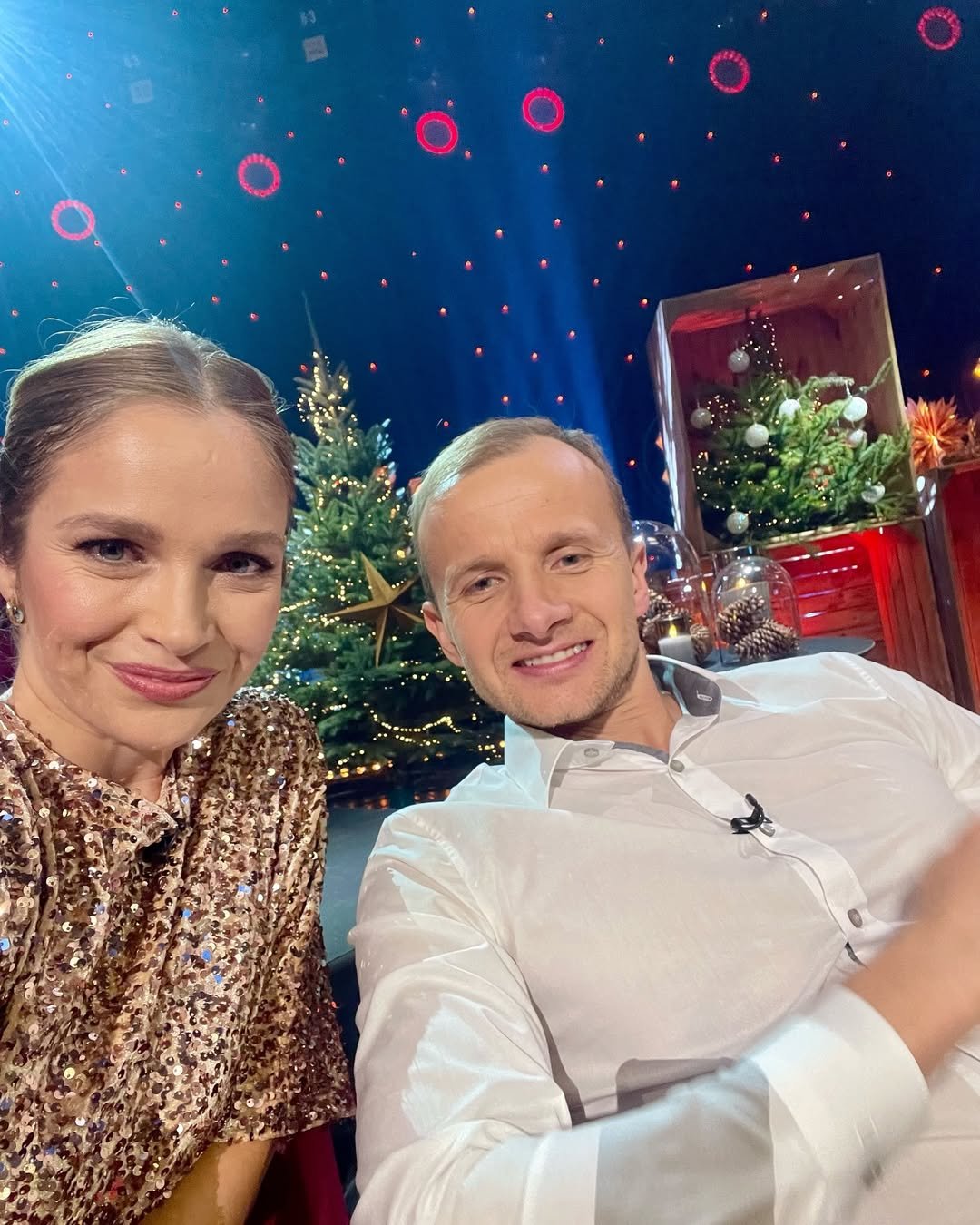 zbliżenie na twarze marty paszkin i pawła bodziannego