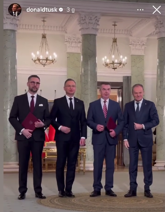 Donald Tusk ustawia Andrzeja Dudę