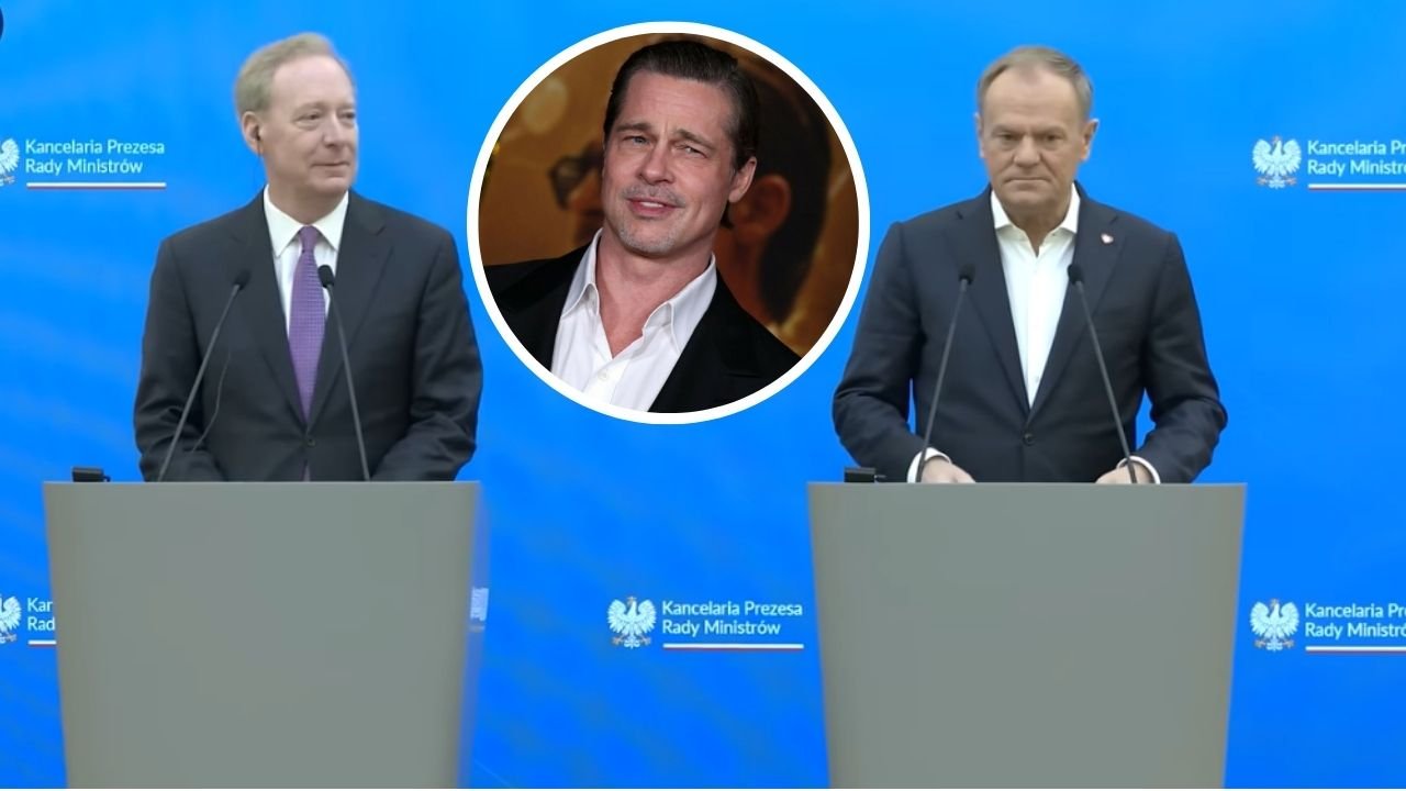 Wpadka na konferencji Donka. Prowadząca spotkanie przedstawiła informatycznego Brada, jako aktora Brada Pitta [wideo]