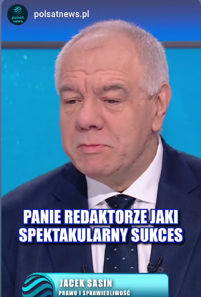  Jacek Sasin, zbliżenie