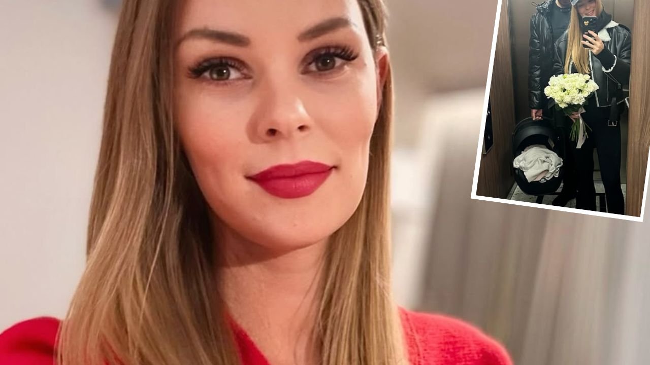 Małgorzata Tomaszewska zapozowała z ojcem swojego dziecka. Mężczyzna jest wysoki i dobrze zbudowany