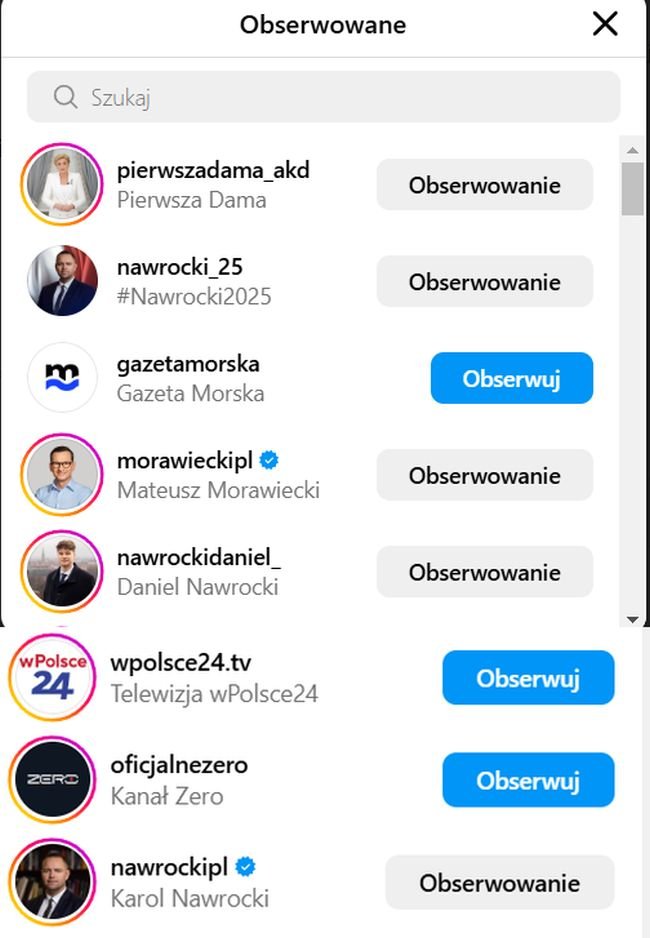 Marta Nawrocka na Instagramie
