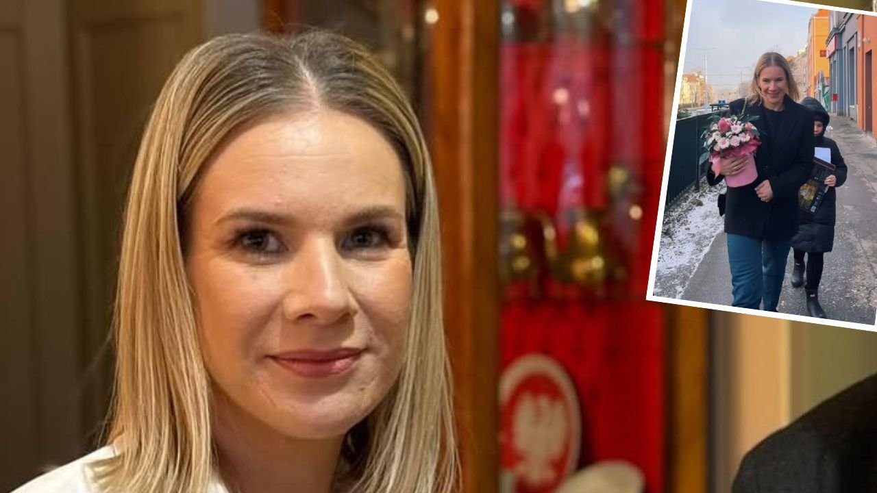 Marta od Karola poszła z córką do wyjątkowej kawiarni. Tego dnia wskoczyła w krótki płaszczyk i jeansy podkreślające sylwetkę [wideo]