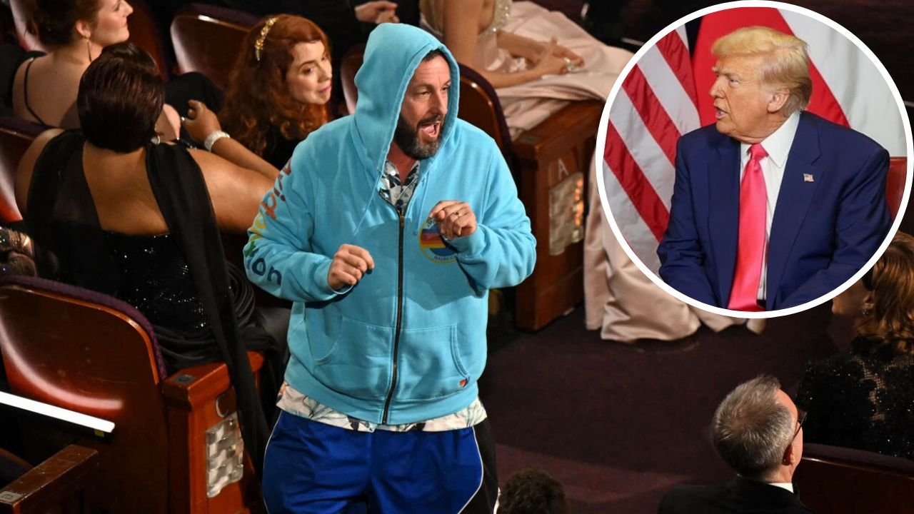 Oscary 2025: Adam Sandler utarł nosa pomarańczowemu. Na galę wpadł w dresach. Są memy