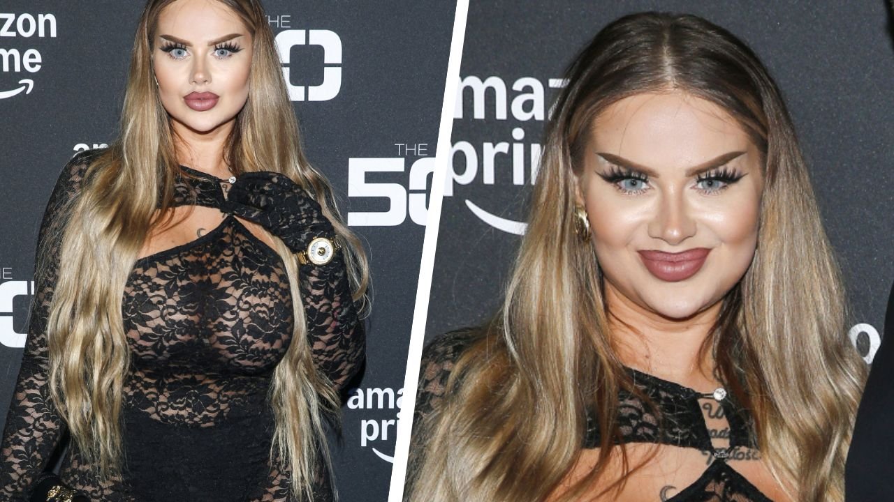 Ewelina Kubiak w czarnych gaciach i koronkach przybiegła na premierę reality show "The 50". Show było jej
