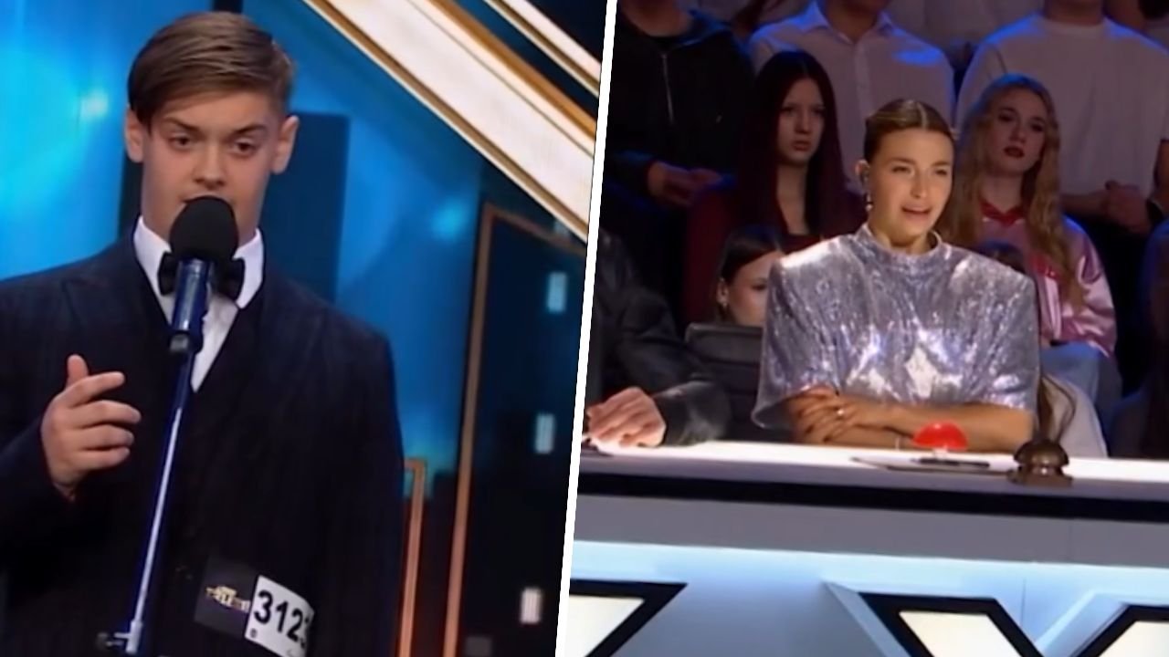 "Mam Talent": 12-latek zaśpiewał dla zmarłego ojca. Jego rewolucyjny występ przeniósł go od razu do półfinału [wideo]