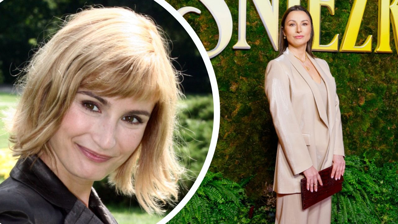 Dawno niewidziana Joanna Brodzik wpadła na premierę i zaskoczyła mocno wyprasowaną buzią