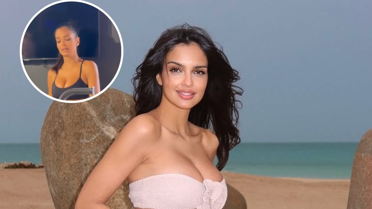 Klaudia El Dursi z ciążowym brzuszkiem (i nie tylko) na wierzchu wylewa siódme poty na siłowni