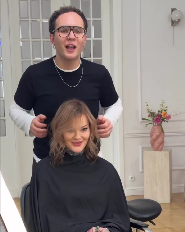 Monika Miller po farbowaniu