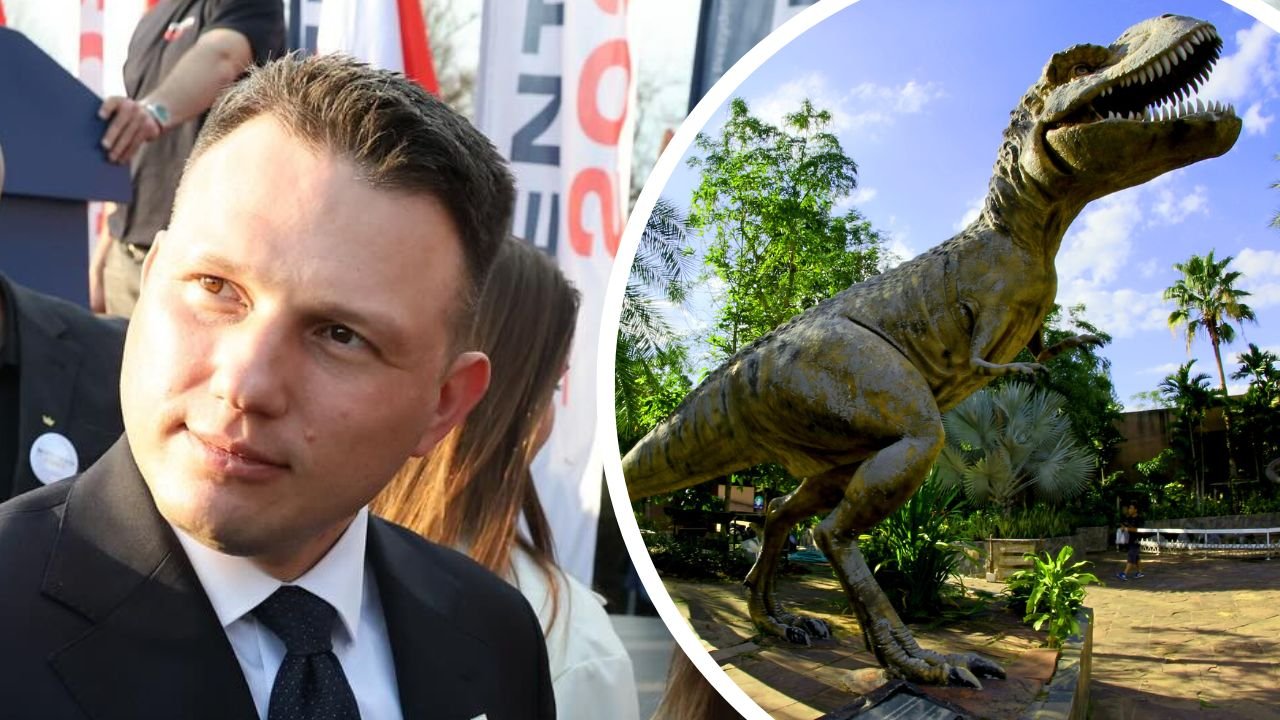 Sławcio Memcen prawi o dinozaurach i kamieniach. Stare wideo powróciło z wykopalisk