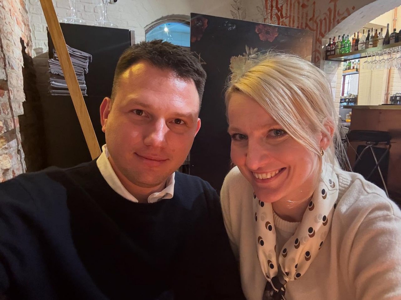 Sławomir Menzten, żona