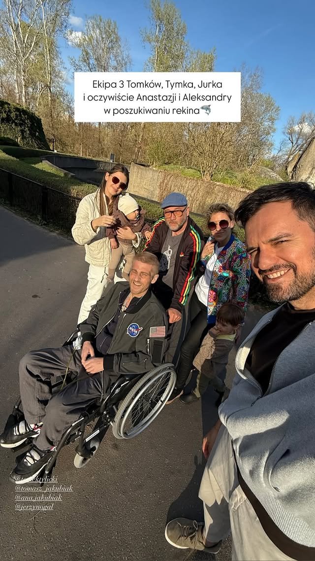 Tomasz Jakubiak z przyjaciółmi 